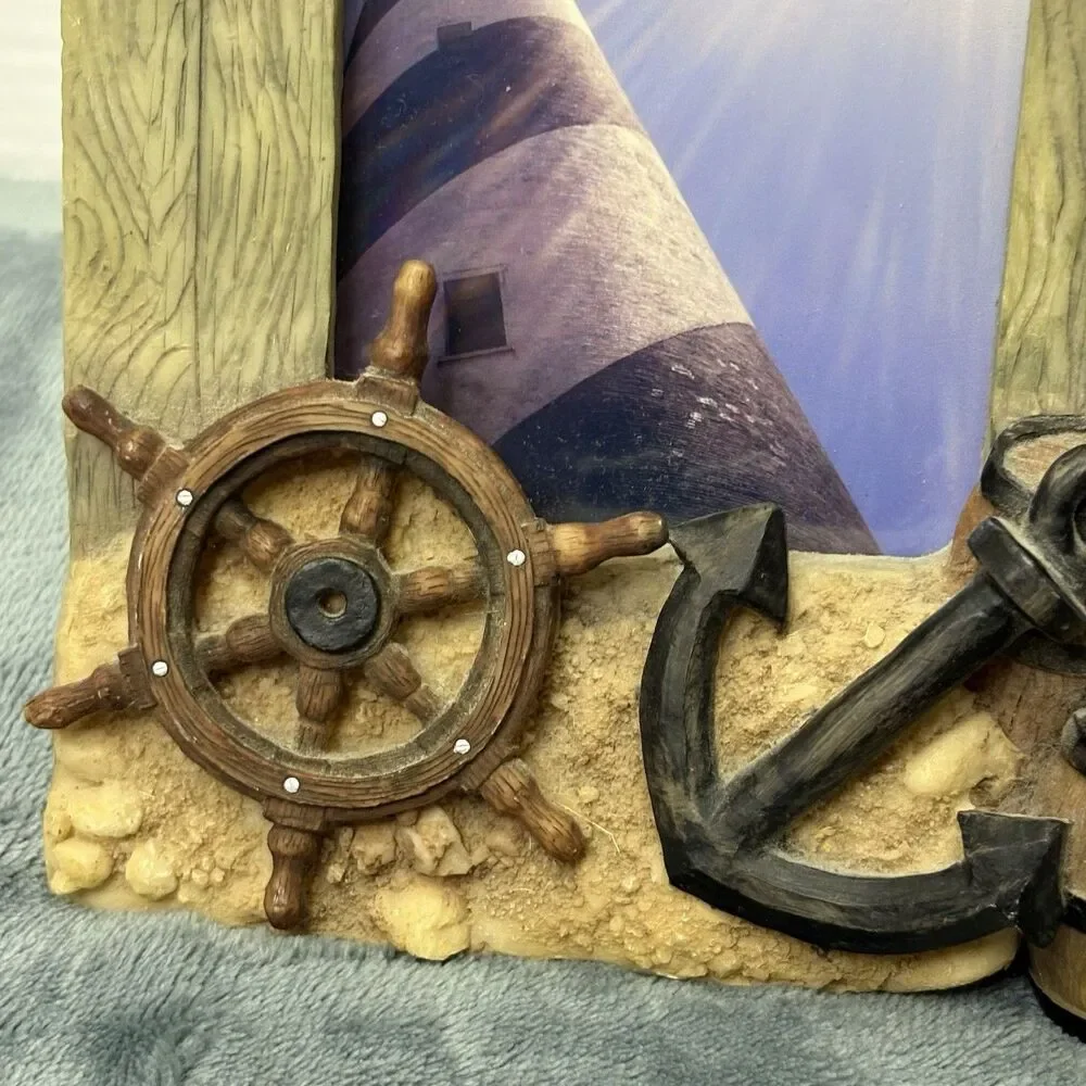 Vintage 3D Nautical Style Resin Picture Frame 4x6
